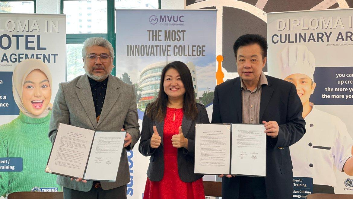 Metaverse Universal College (MVUC) and VOS Signing LOI